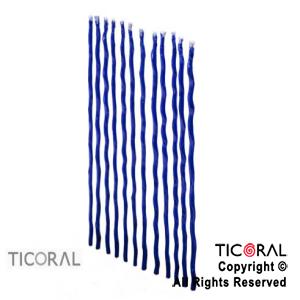 VELA 2326 IRREGULAR 15CM AZUL x 12